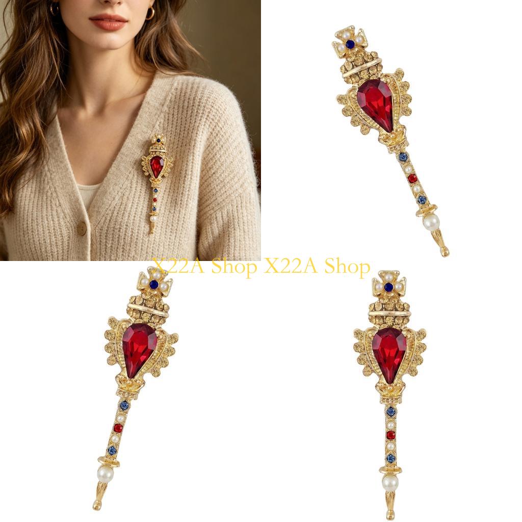 Women'S Accessories For Formal Wear - Wyjątkowa broszka w stylu retro z