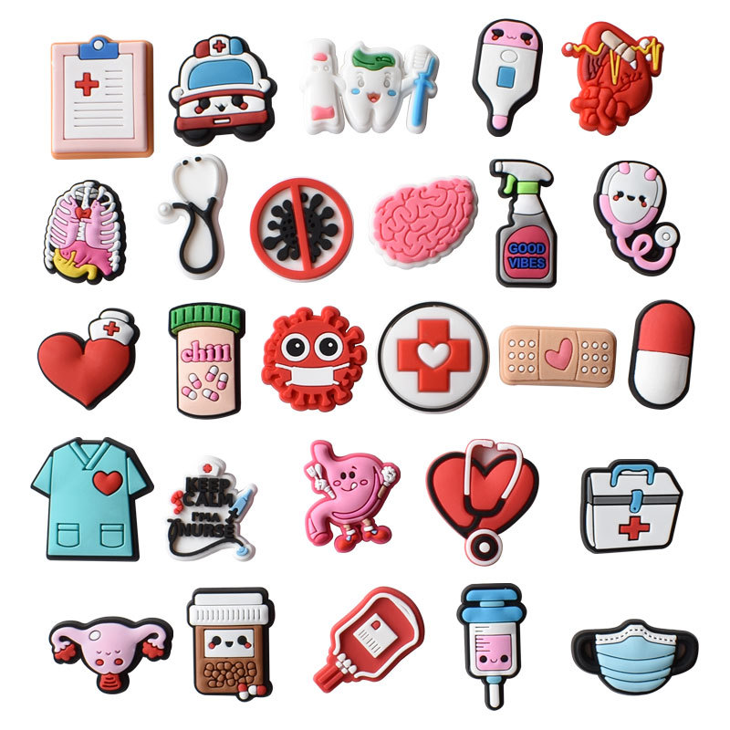 Women'S Accessories For Crocs - Charms do butów pielęgniarskich dla Crocs