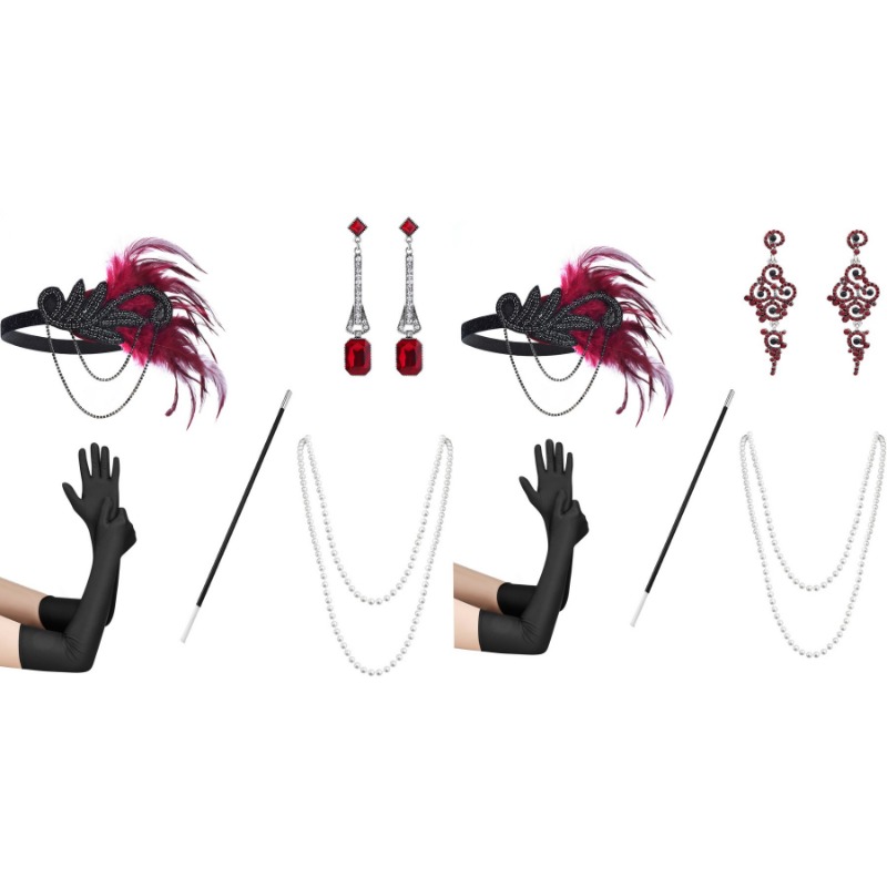 Women'S Accessories In The 1920S - 5 szt. 1920s ubrana piłka w
