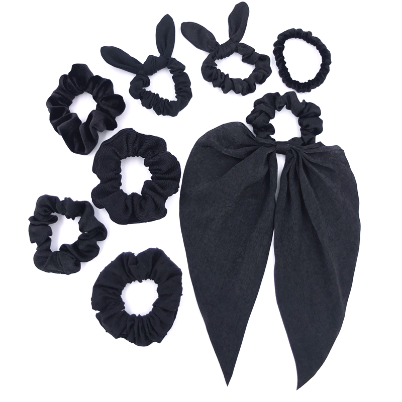 Scrunchie Satin Set - Scrunchies dla dziewczynek Damskie gumki do