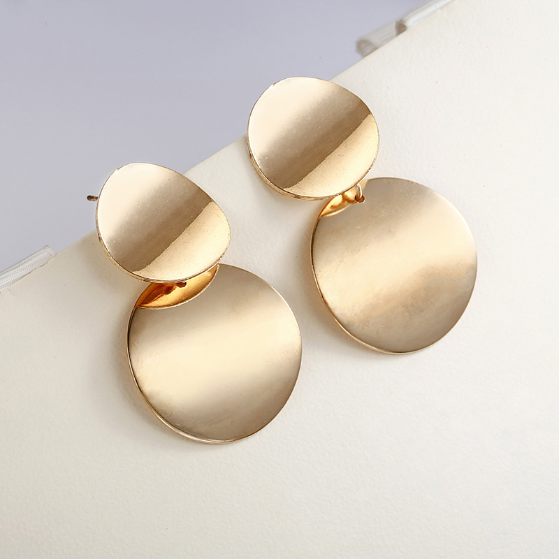 Women'S Accessories Trends 2025 - Nowe, unikatowe metalowe kolczyki wiszące 2025,