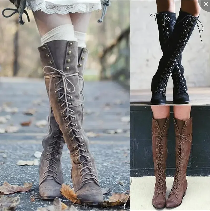 Women'S Accessories For Shoes - Średniowieczne Kozaki Rycerskie Buty Wikingów Cosplay