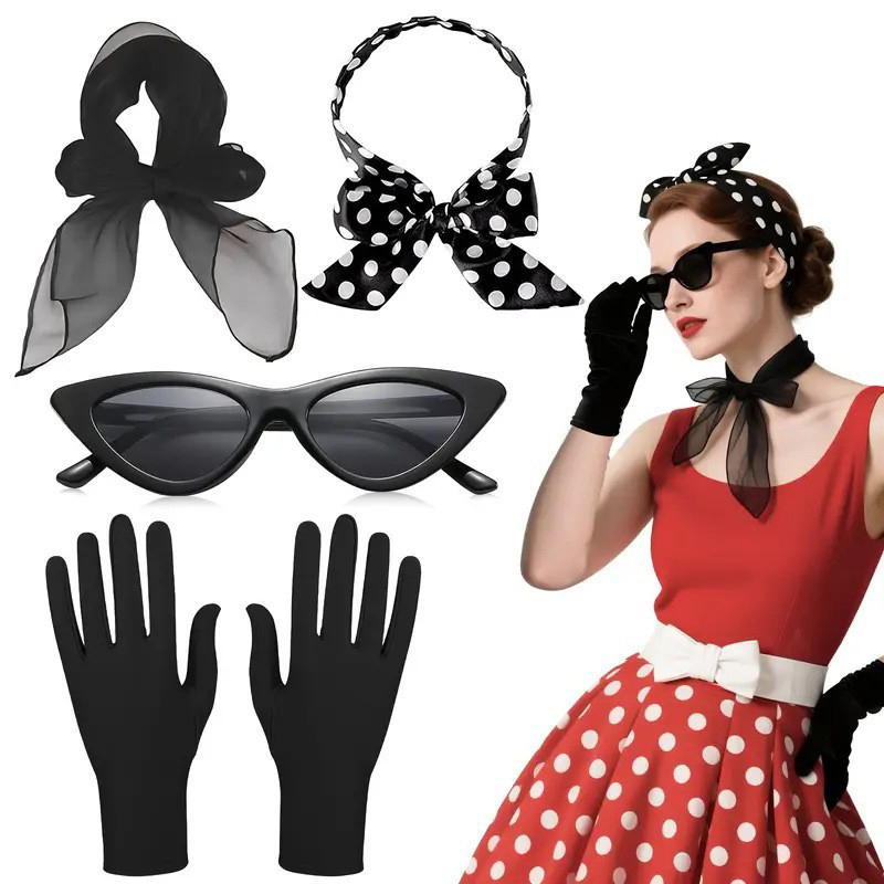 Women'S Accessories In The 1950S - Akcesoria do kostiumów retro z lat