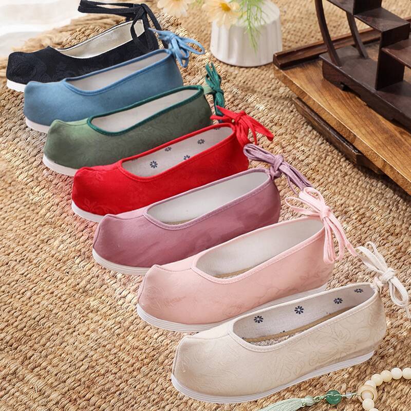 Women'S Accessories For Shoes - Buty Hanfu w jednolitym kolorze, w