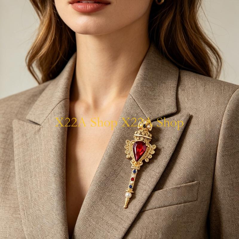 Wyjątkowa broszka w stylu retr – Women'S Accessories For Formal Wear recenzja i cena