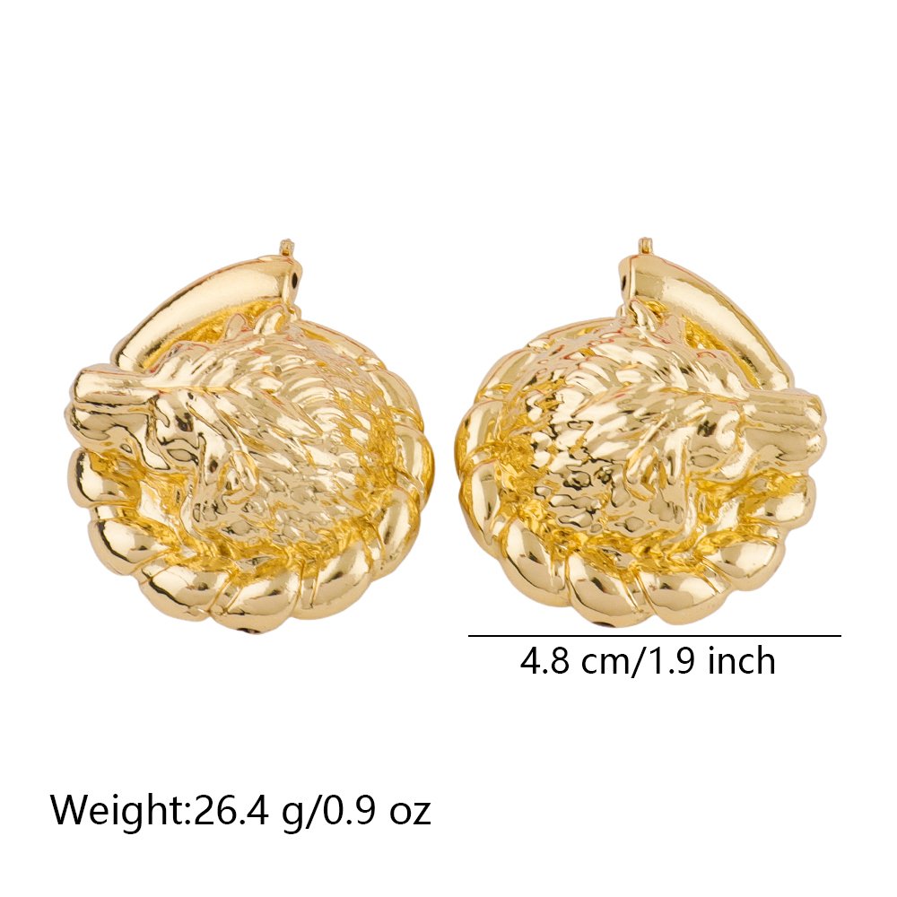 Damskie złote kolczyki ślubne  – Women Accessories Dubai recenzja i cena