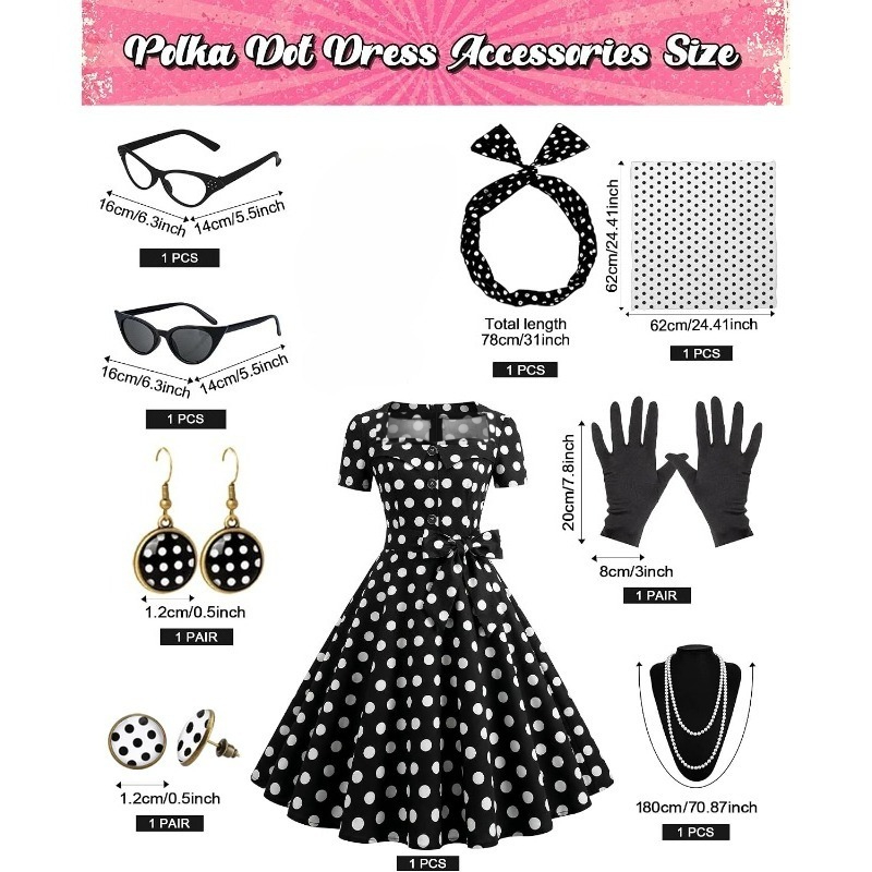 Eleganckie sukienki vintage z  – Women'S Accessories In The 1950S recenzja i cena