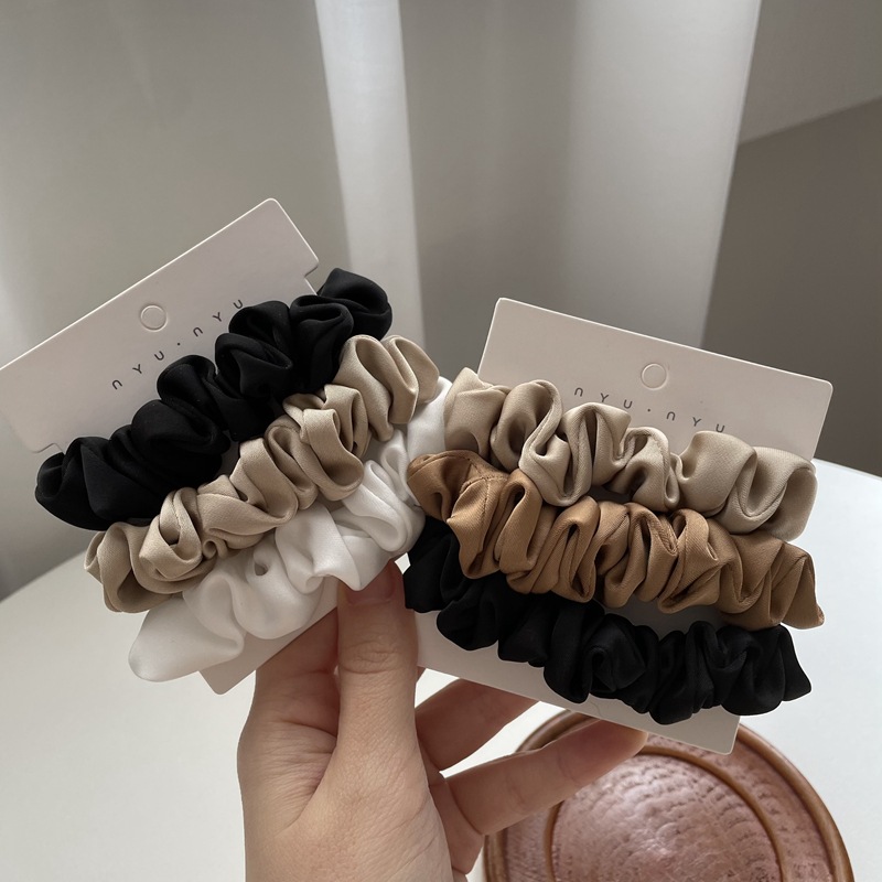 3/4/6 sztuk/zestaw satynowe gu – Scrunchie Satin Set recenzja i cena