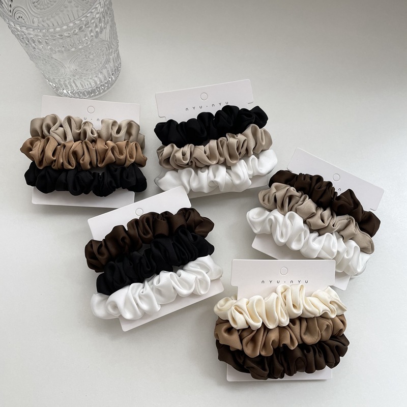3/4/6 sztuk/zestaw satynowe gu – Scrunchie Satin Set recenzja i cena