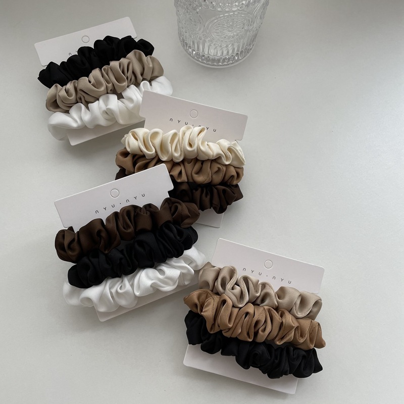 3/4/6 sztuk/zestaw satynowe gu – Scrunchie Satin Set recenzja i cena