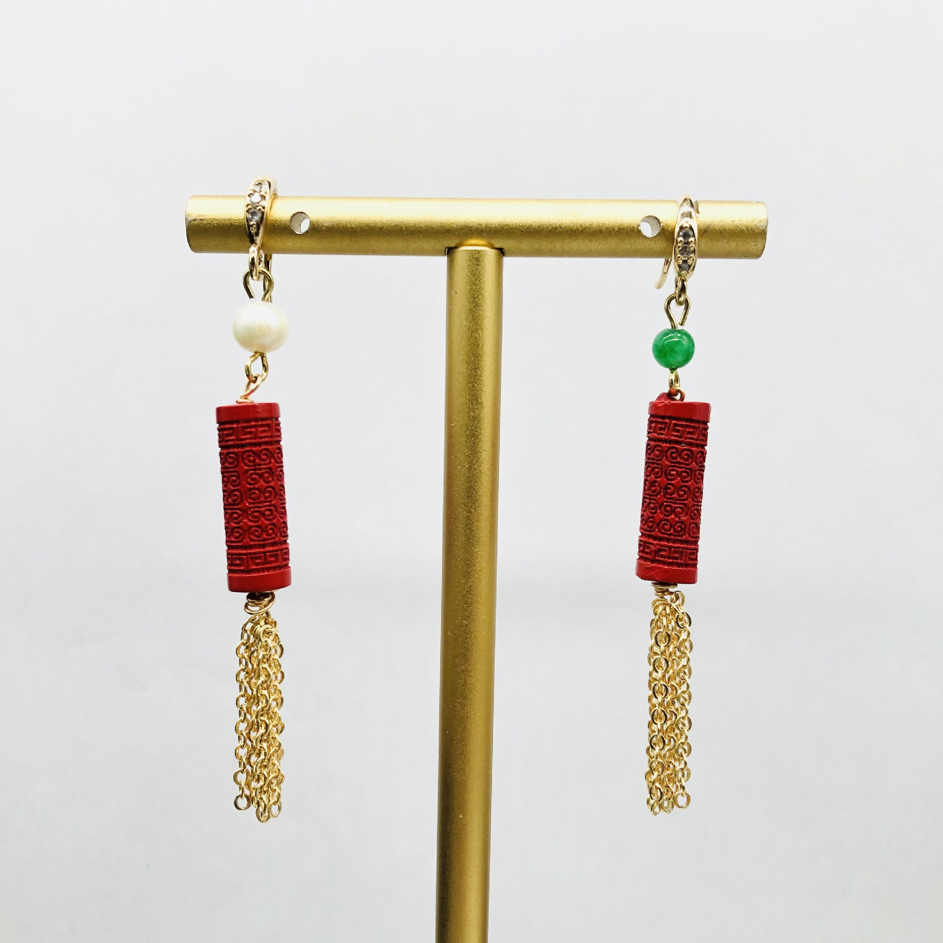 Kolczyki z cynobrem AB, orygin – Women'S Accessories Manufacturers recenzja i cena