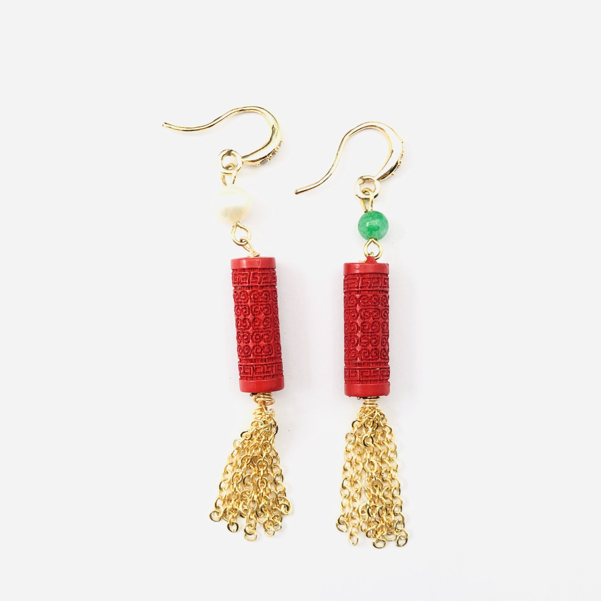 Kolczyki z cynobrem AB, orygin – Women'S Accessories Manufacturers recenzja i cena