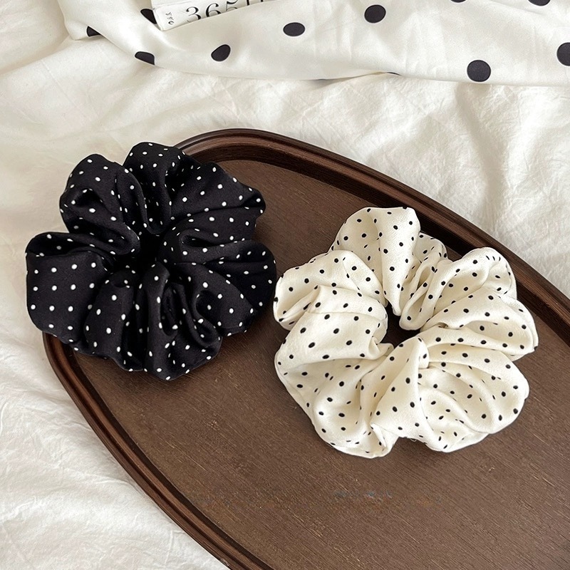 2 szt./zestaw Eleganckie gumki – Scrunchie Satin Set recenzja i cena