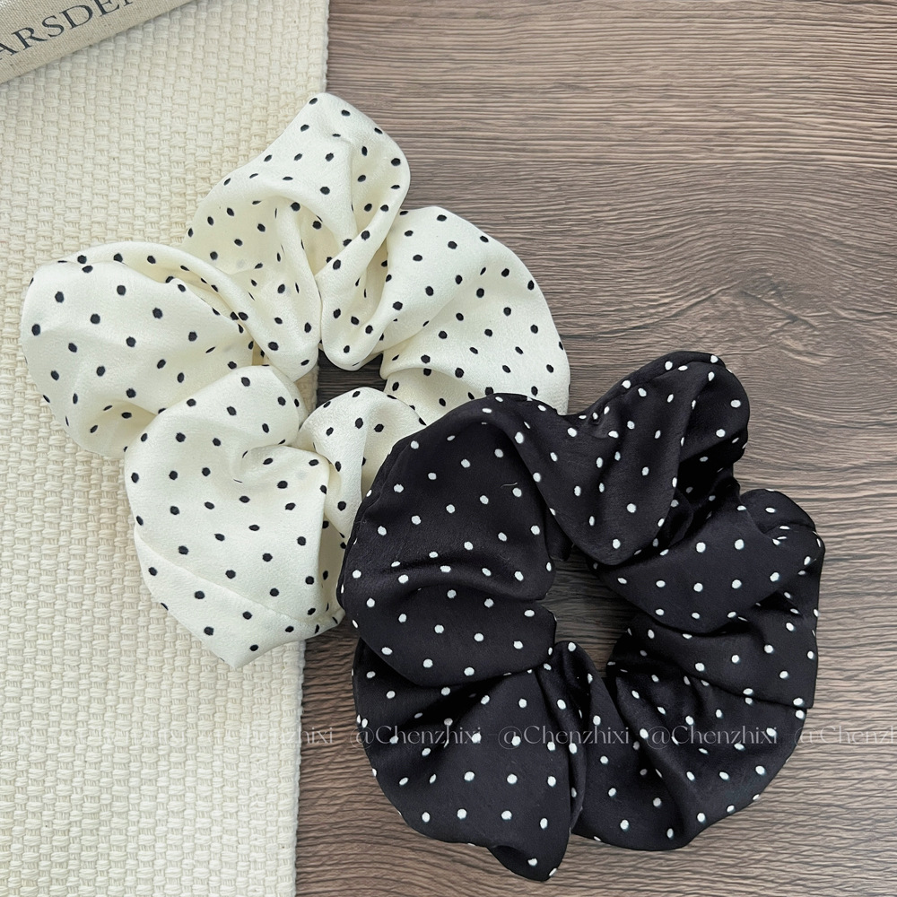 2 szt./zestaw Eleganckie gumki – Scrunchie Satin Set recenzja i cena