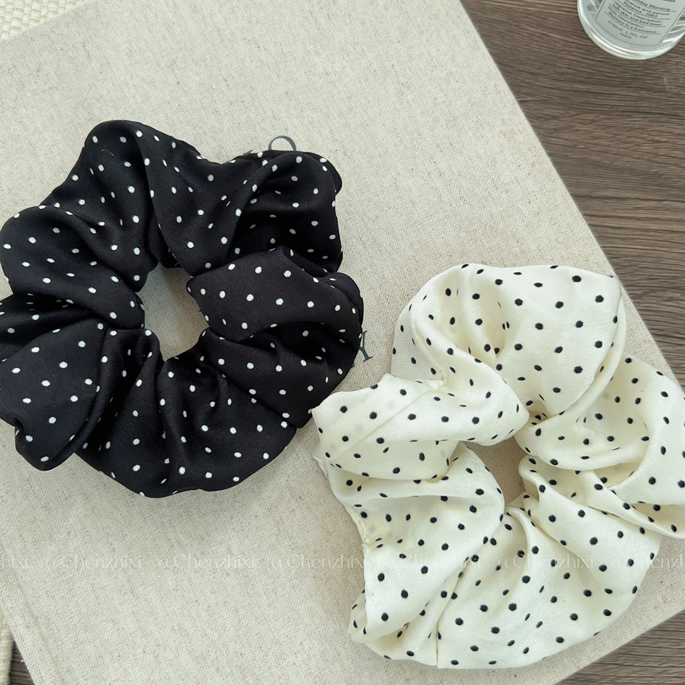 2 szt./zestaw Eleganckie gumki – Scrunchie Satin Set recenzja i cena