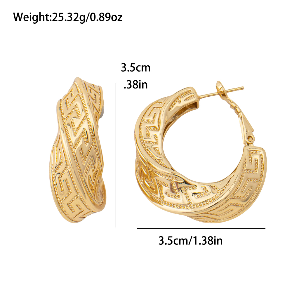 Kolczyki wiszące Dubai, pozłac – Women Accessories Dubai recenzja i cena