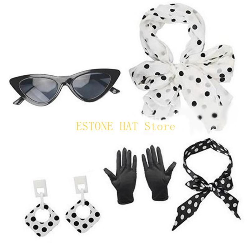 49MF 5 sztuk Akcesoria Rockabi – Women'S Accessories In The 1950S recenzja i cena
