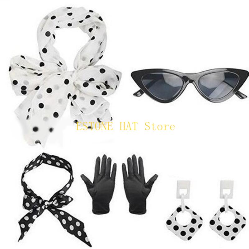 49MF 5 sztuk Akcesoria Rockabi – Women'S Accessories In The 1950S recenzja i cena