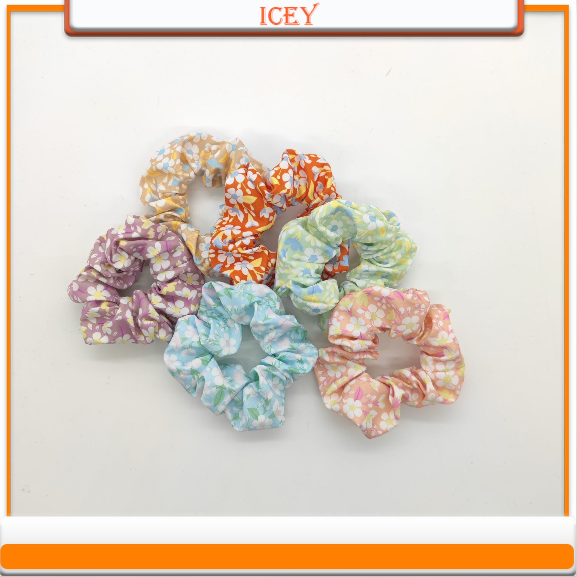 1pc Floral Scrunchie Intestina – Scrunchie Satin Set recenzja i cena