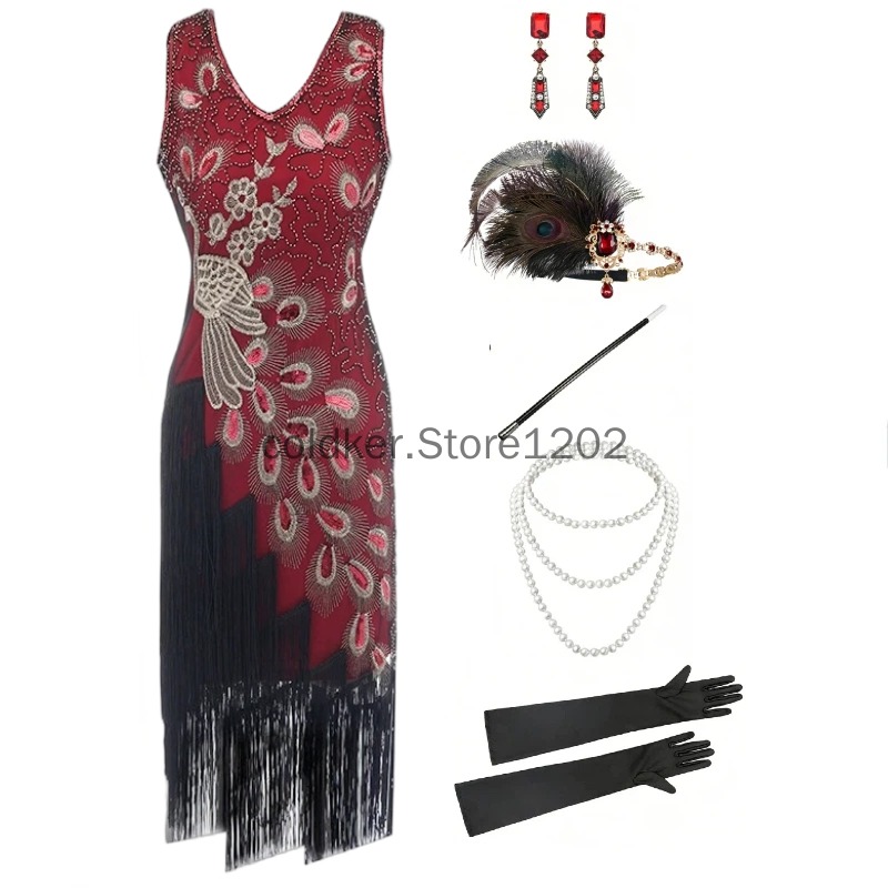 Sukienka w stylu lat 20. z cek – Women'S Accessories In The 1920S recenzja i cena