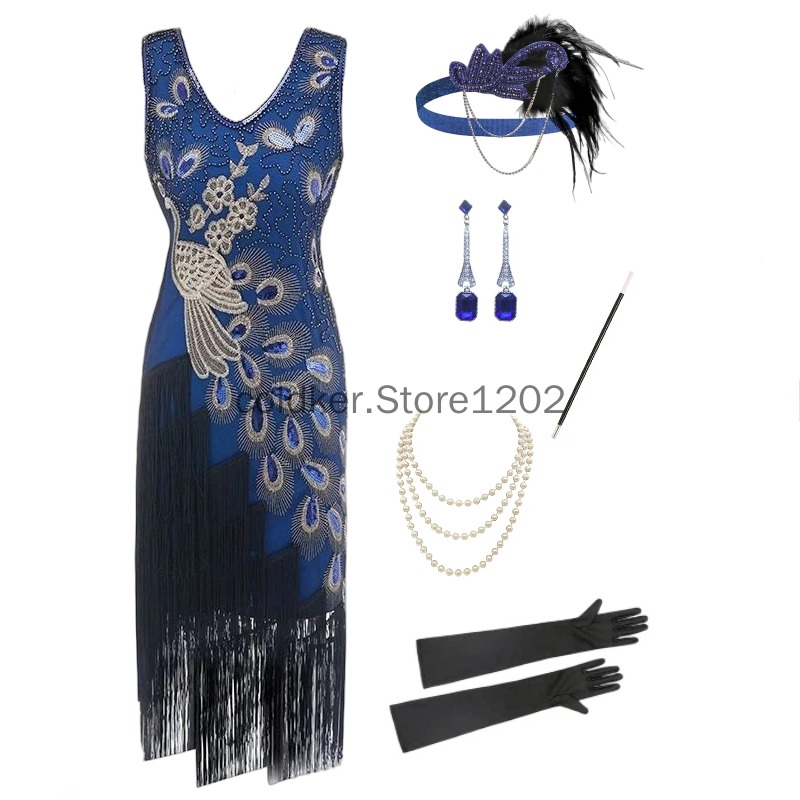 Sukienka w stylu lat 20. z cek – Women'S Accessories In The 1920S recenzja i cena