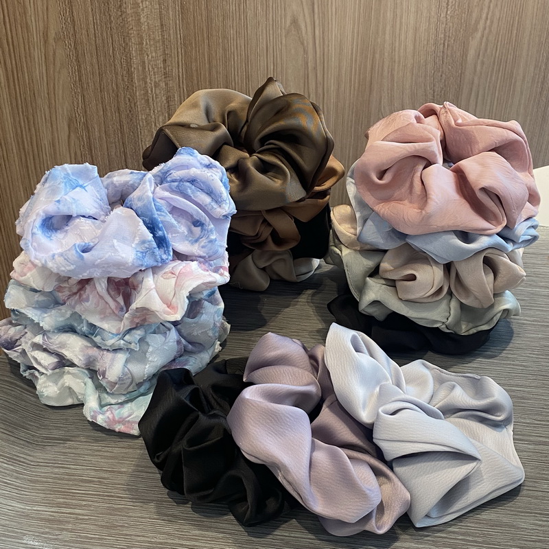 5 sztuk/zestaw modne jedwabne  – Scrunchie Satin Set recenzja i cena
