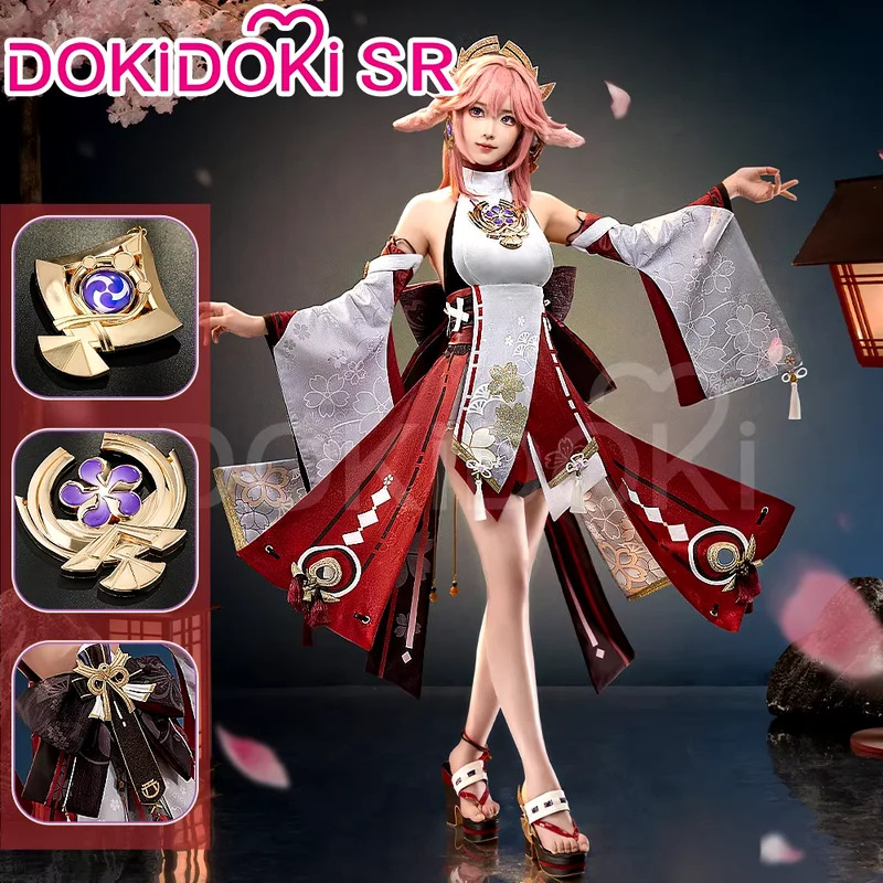 LQIN STOCK Yae Miko Cosplay Gr – Women'S Accessories For Shoes recenzja i cena