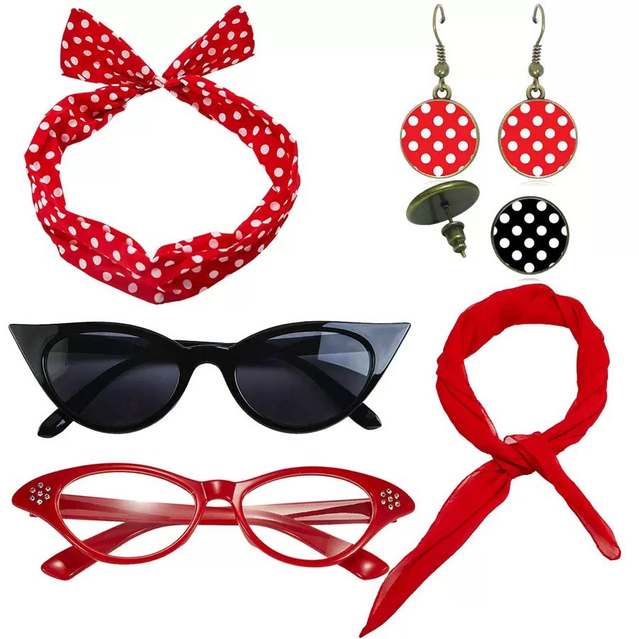 Zestaw akcesoriów do cosplay w – Women'S Accessories In The 1950S recenzja i cena