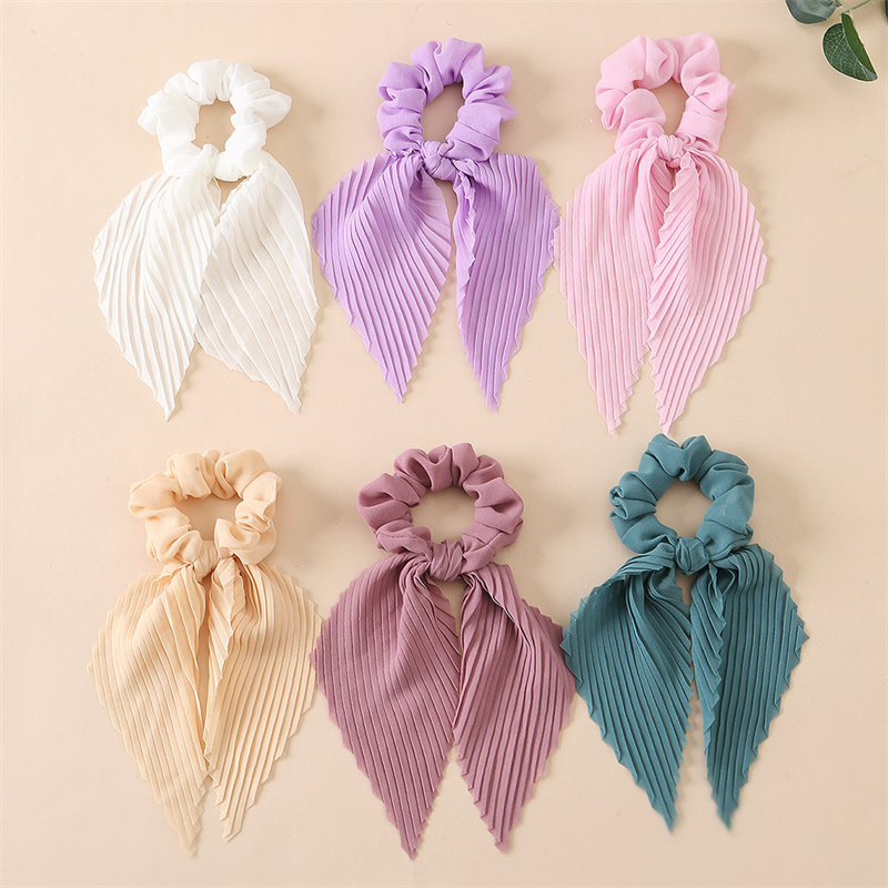 6 sztuk/zestaw Gumek do włosów – Scrunchie Satin Set recenzja i cena