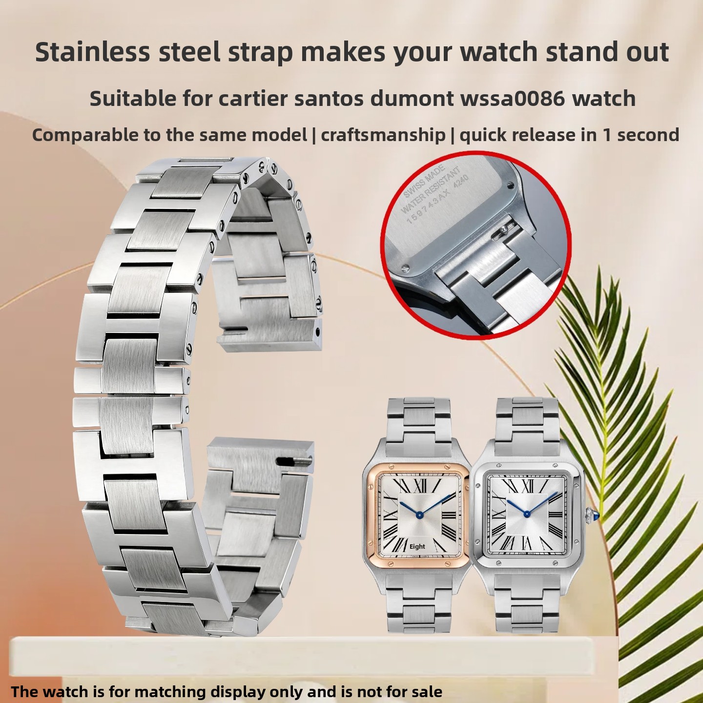 Pasek do zegarka ze stali nier – Women'S Accessories Cartier recenzja i cena