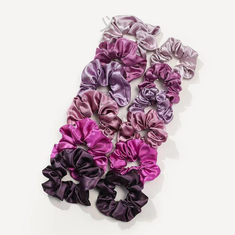 12 szt. Miękkich, prostych gum – Scrunchie Satin Set recenzja i cena
