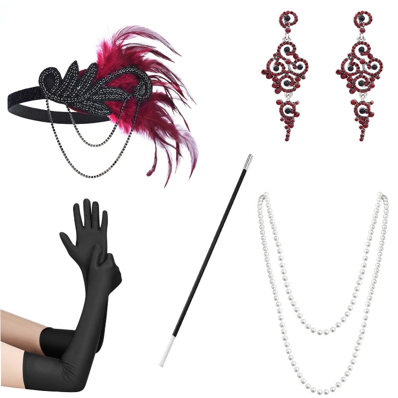 5 szt. 1920s ubrana piłka w op – Women'S Accessories In The 1920S recenzja i cena