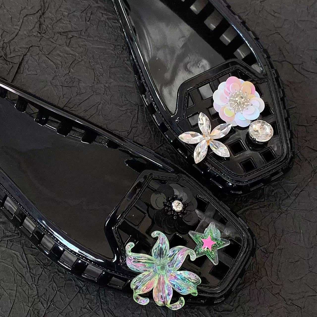 Kryształowe buty typu jelly dl – Women'S Accessories For Shoes recenzja i cena