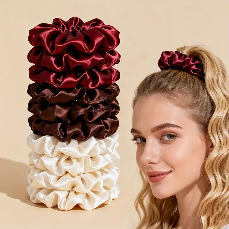 Nowe 10 sztuk/zestaw Jednokolo – Scrunchie Satin Set recenzja i cena