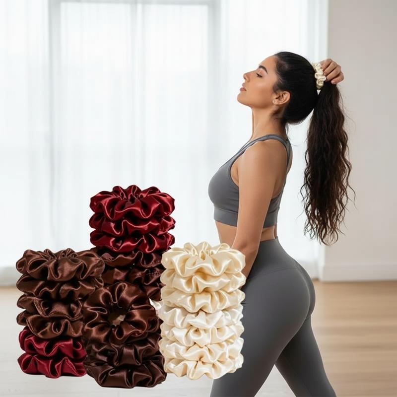 Nowe 10 sztuk/zestaw Jednokolo – Scrunchie Satin Set recenzja i cena