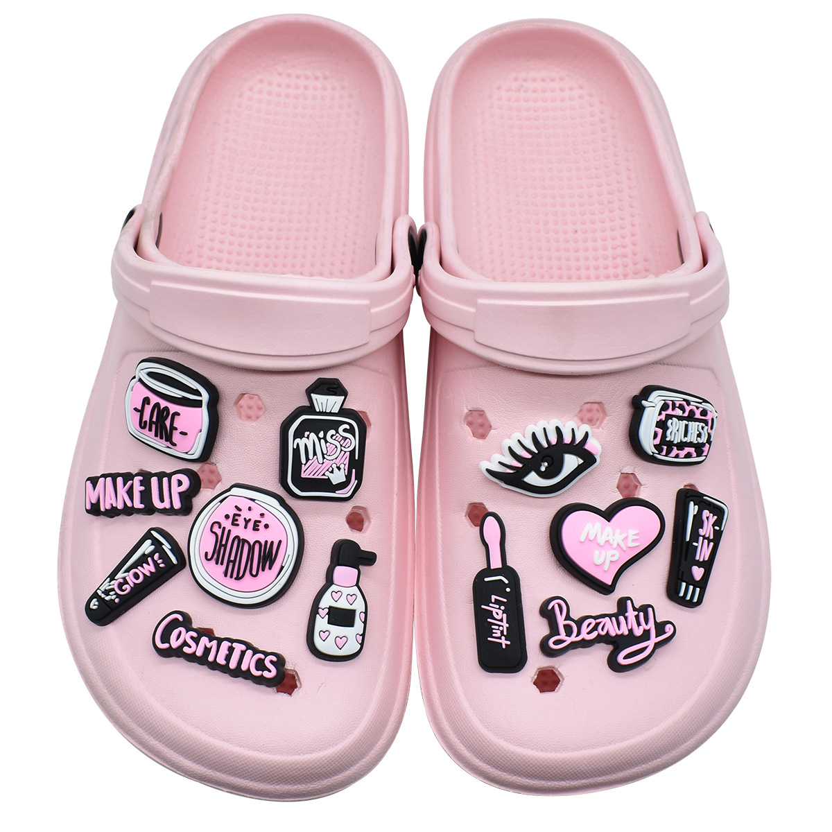 Różowe piękno makijaż zawieszk – Women'S Accessories For Crocs recenzja i cena
