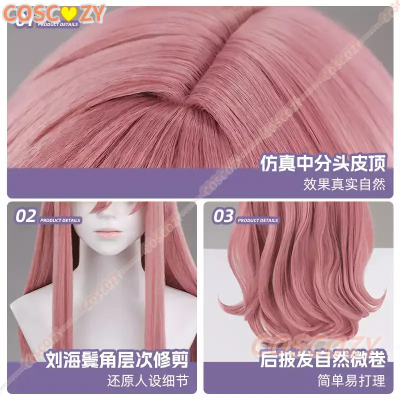 Peruka do cosplay anime The Ri – Women Knight Accessories recenzja i cena