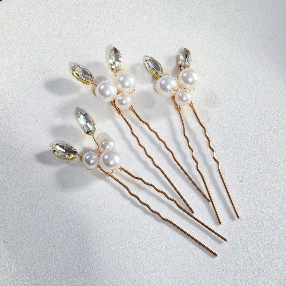 Zestaw spinek do włosów z perł – Women Knight Accessories recenzja i cena