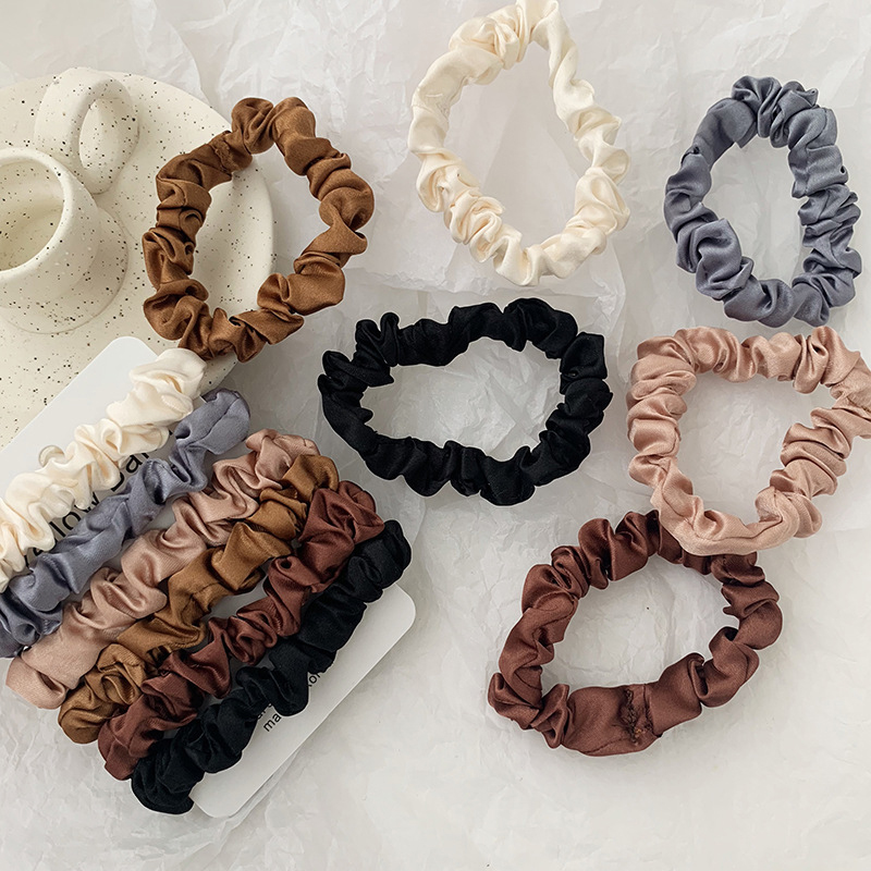 1 Zestaw Satynowe jedwabne gum – Scrunchie Satin Set recenzja i cena