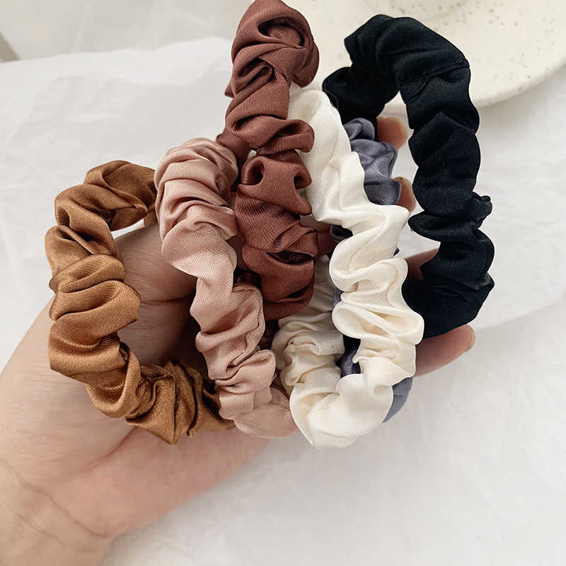 1 Zestaw Satynowe jedwabne gum – Scrunchie Satin Set recenzja i cena