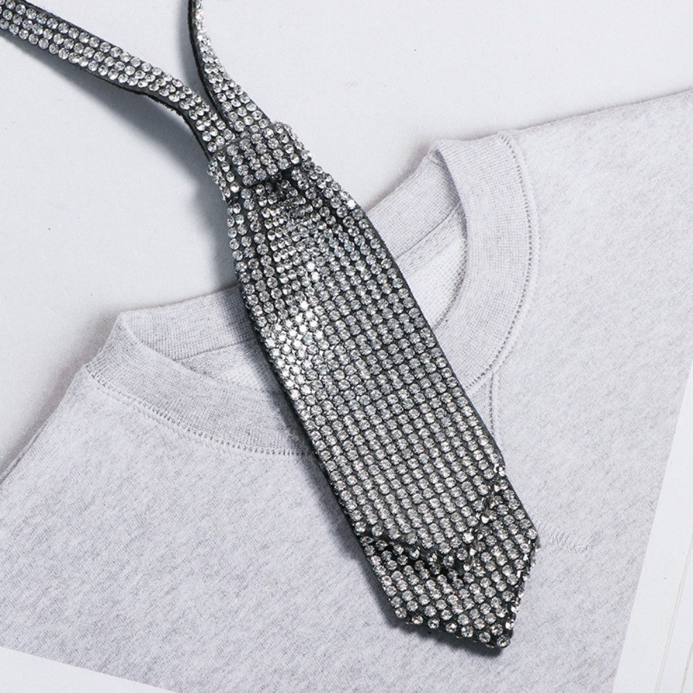 Błyszczący Regulowany Krawat z – Women'S Accessories For Formal Wear recenzja i cena