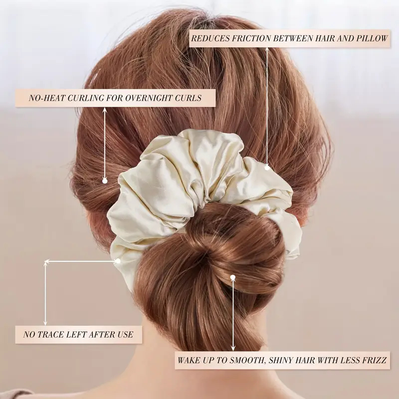 16 szt. Miękkie satynowe gumki – Scrunchie Satin Set recenzja i cena