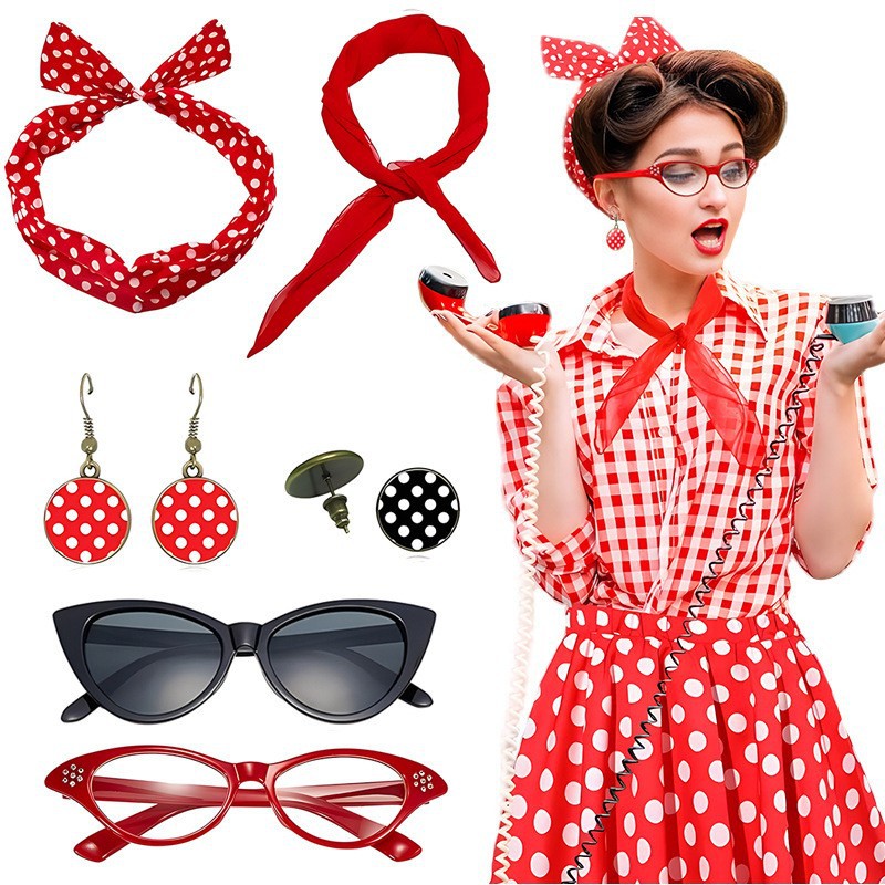 Zestaw akcesoriów na karnawał  – Women'S Accessories In The 1950S recenzja i cena