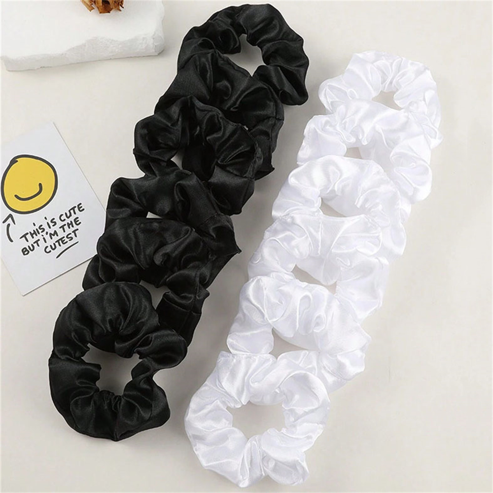 12 sztuk/zestaw Satynowe Gumki – Scrunchie Satin Set recenzja i cena