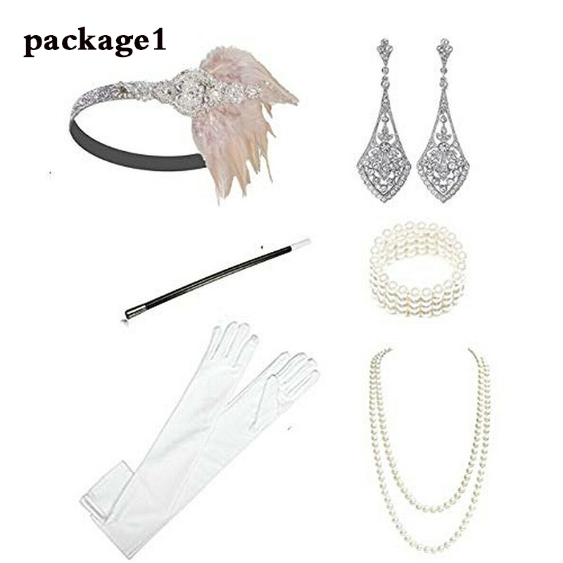 1920s Cosplay Halloween Gatsby – Women'S Accessories In The 1920S recenzja i cena