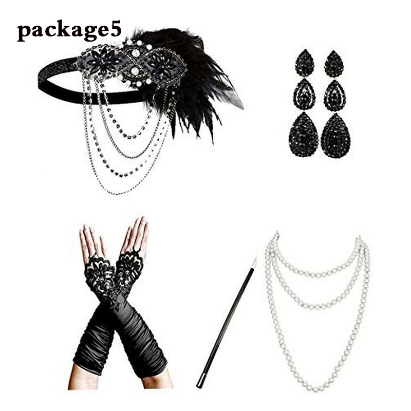 1920s Cosplay Halloween Gatsby – Women'S Accessories In The 1920S recenzja i cena