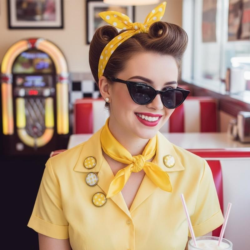 8 sztuk 50s zestaw akcesoriów  – Women'S Accessories In The 1950S recenzja i cena
